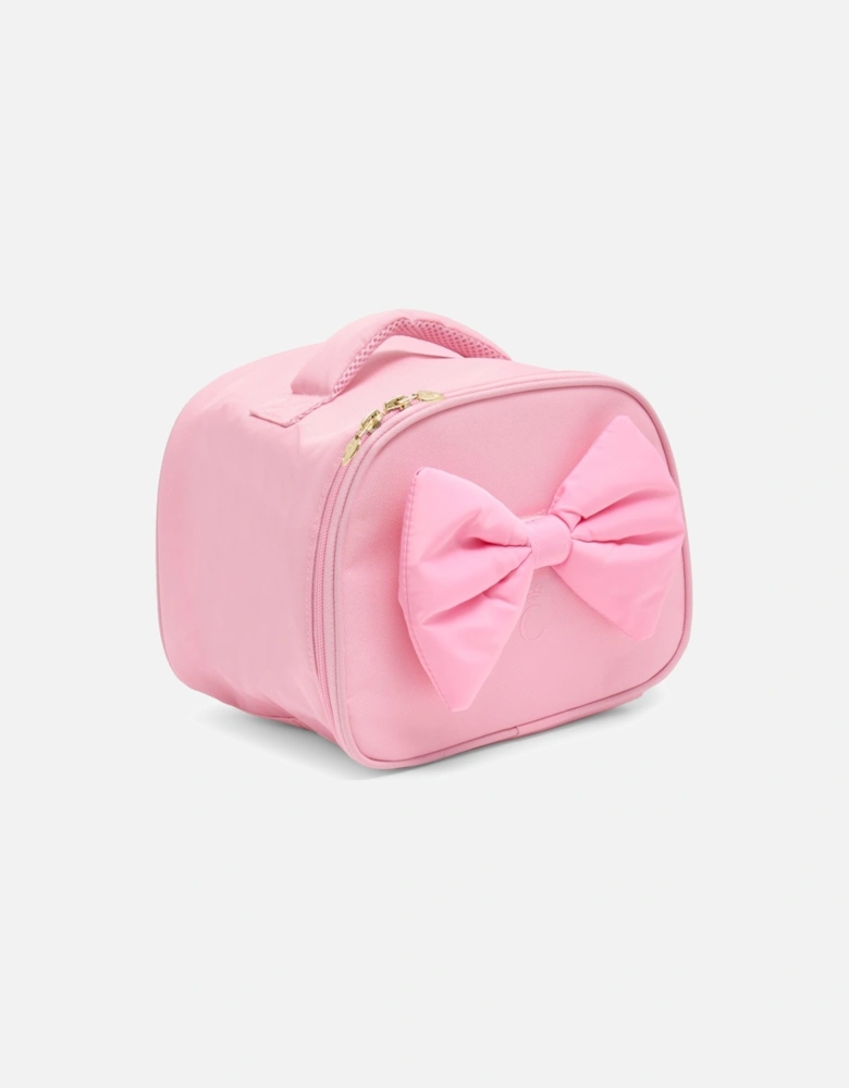 Girls Pink Bow Lunchbox