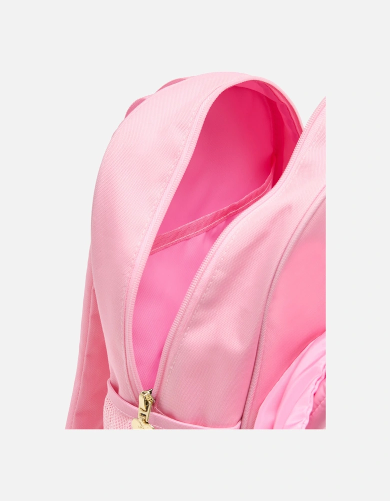 Girls Pink Bow Backpack
