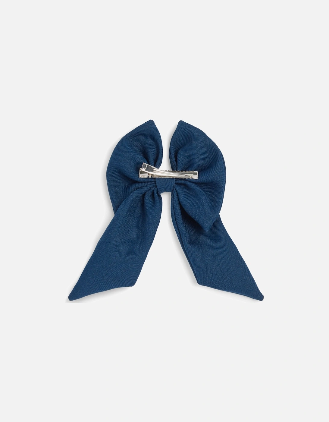 Girls Grey Hair Bow Clip