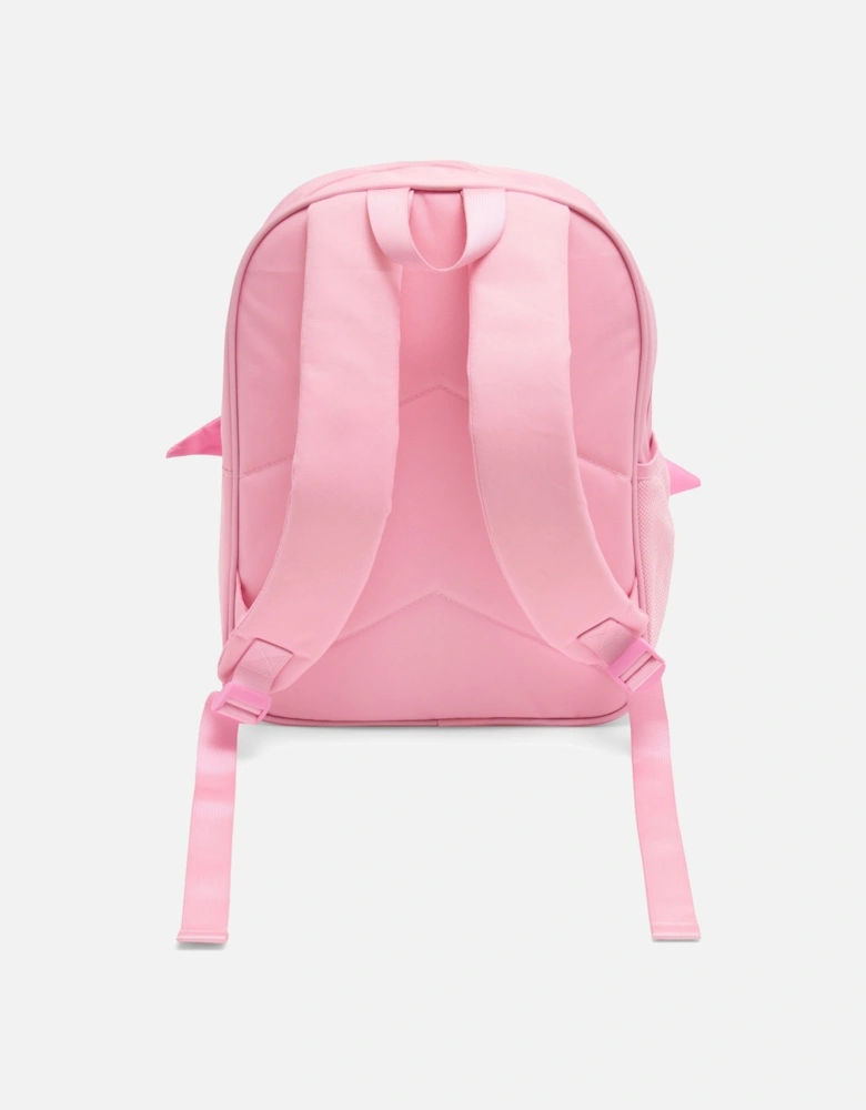 Girls Pink Bow Backpack