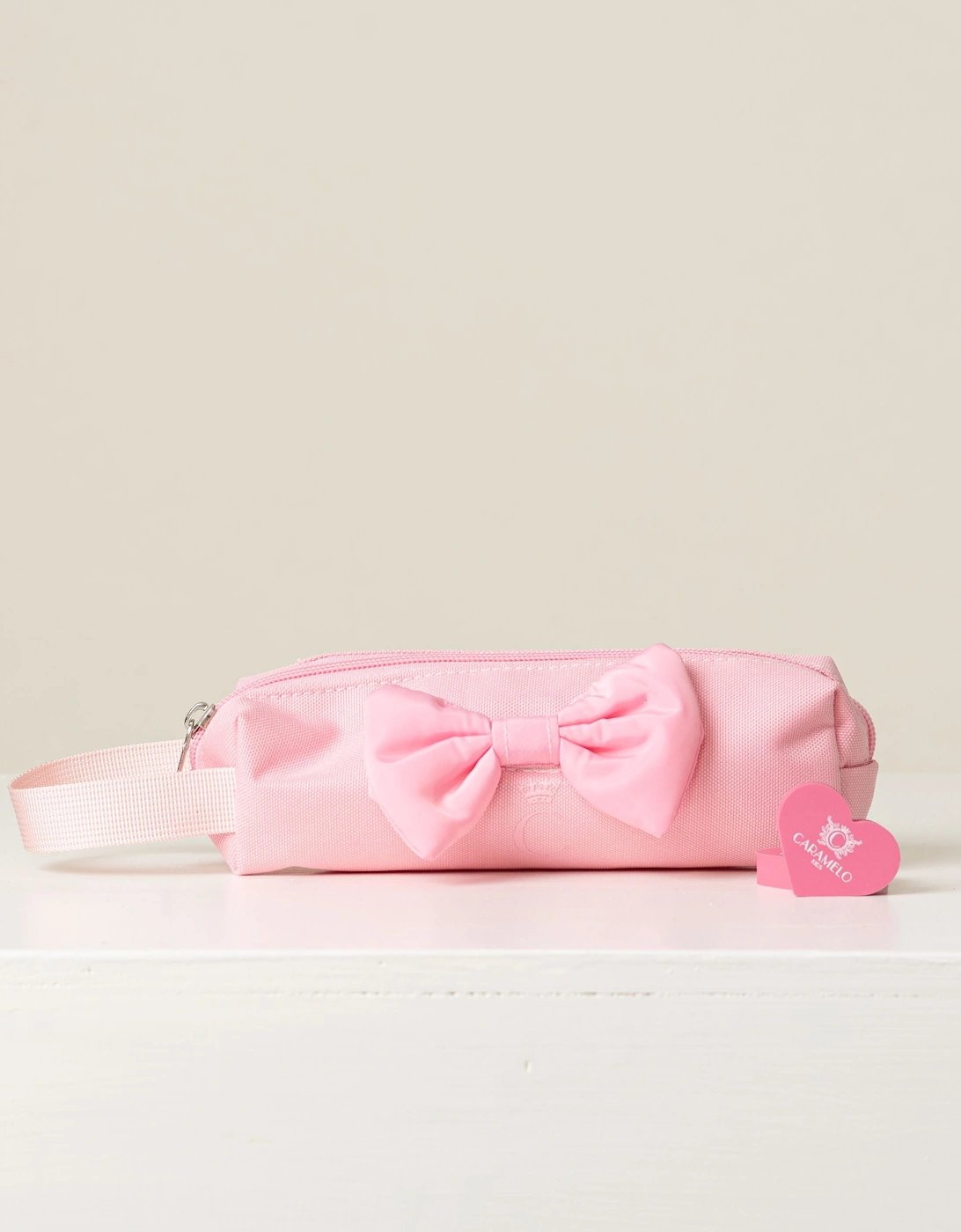 Girls Pink Bow Pencil Case, 3 of 2