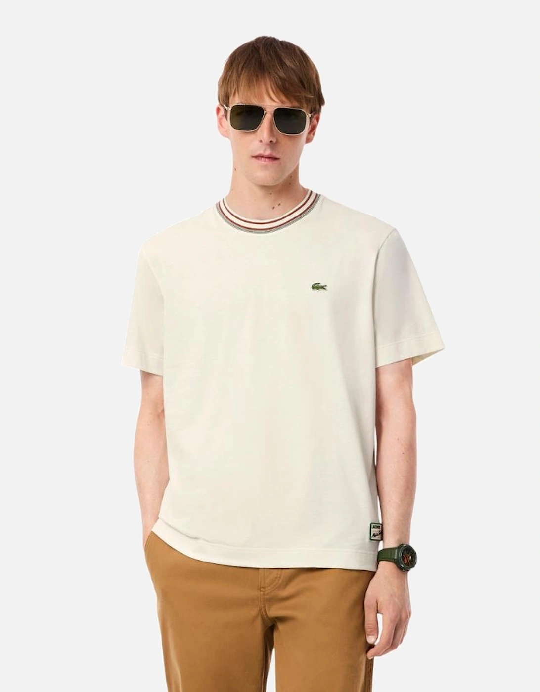 Classic Fit Stripe Collar T-Shirt - Lapland