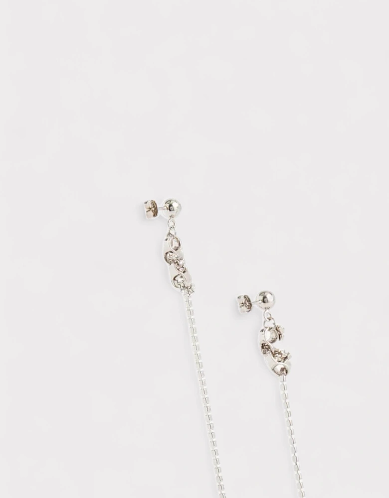 Mia Palladium-Plated Brass Earrings