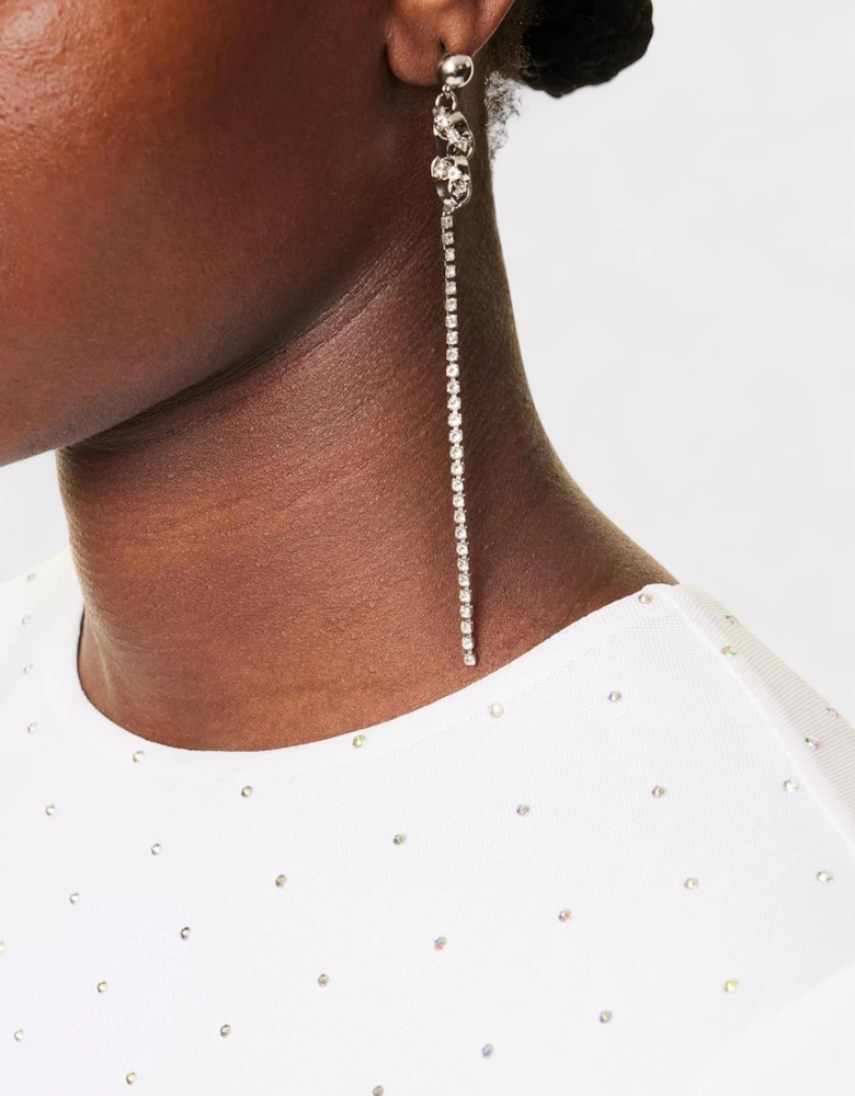 Mia Palladium-Plated Brass Earrings