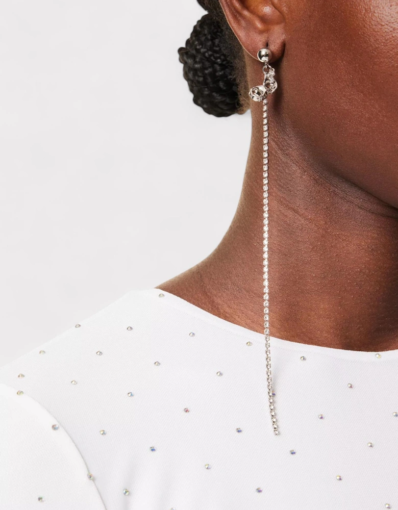 Mia Palladium-Plated Brass Earrings
