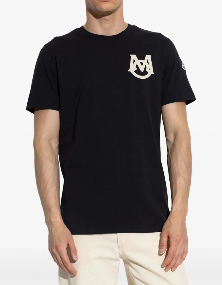 Monogram Logo T-shirt Black