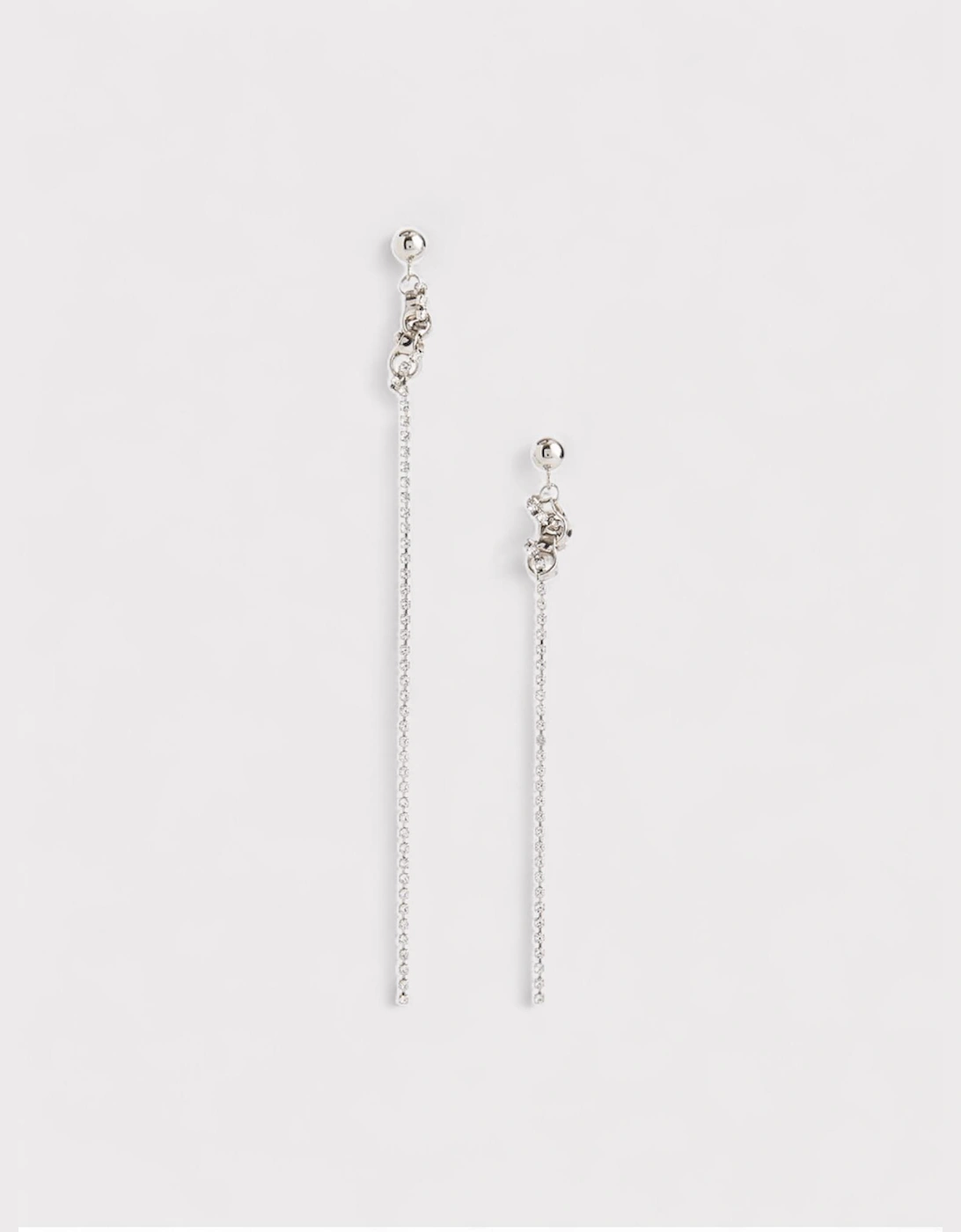 Women's Justine Clenquet Mia Palladium-Plated Brass Earrings - Silver/Silver