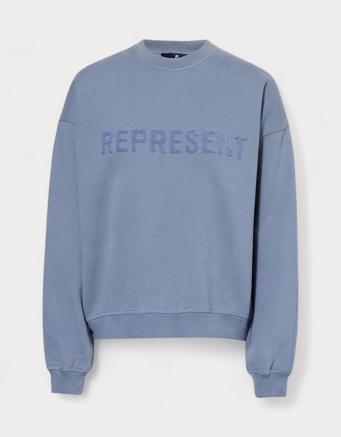 Owners Club Fleece-Branding Cotton-Jersey Sweatshirt Steel Blue, 6 of 5