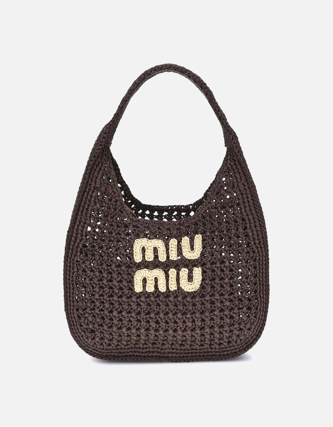 Refined Openwork Crochet Shoulder Bag Women - Brown, 5 of 4