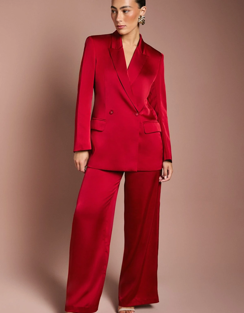 Satin Flare Trouser