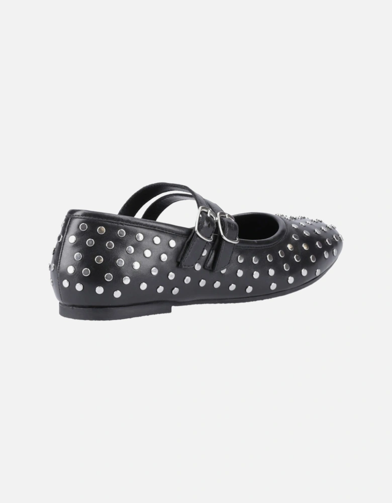 Nixie Leather Women's Black Shoes