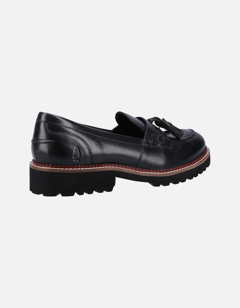 Ginny Leather Women's Black Loafers