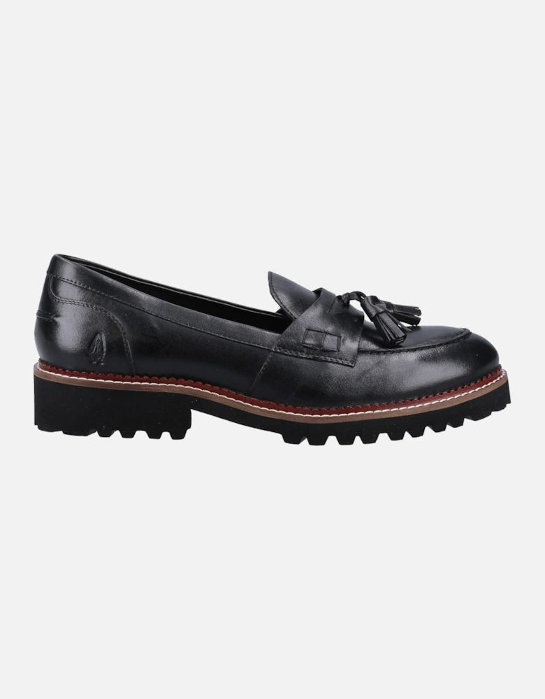 Ginny Leather Women's Black Loafers