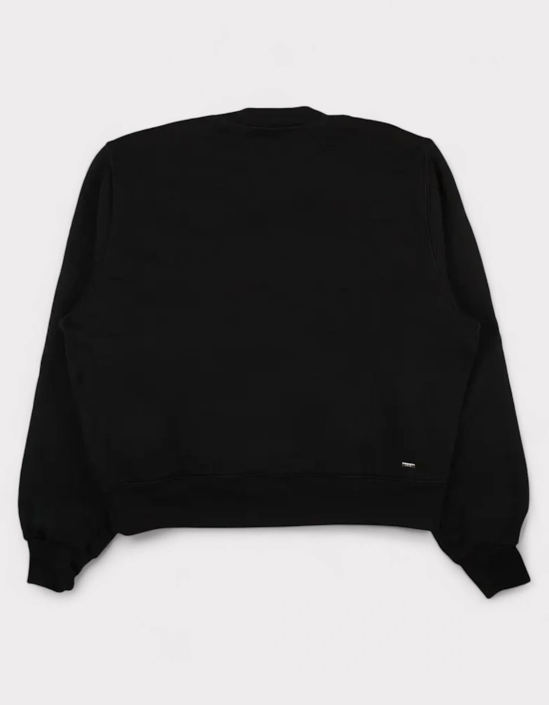 Amiri Pelican Watercolor Crewneck Sweatshirt Black