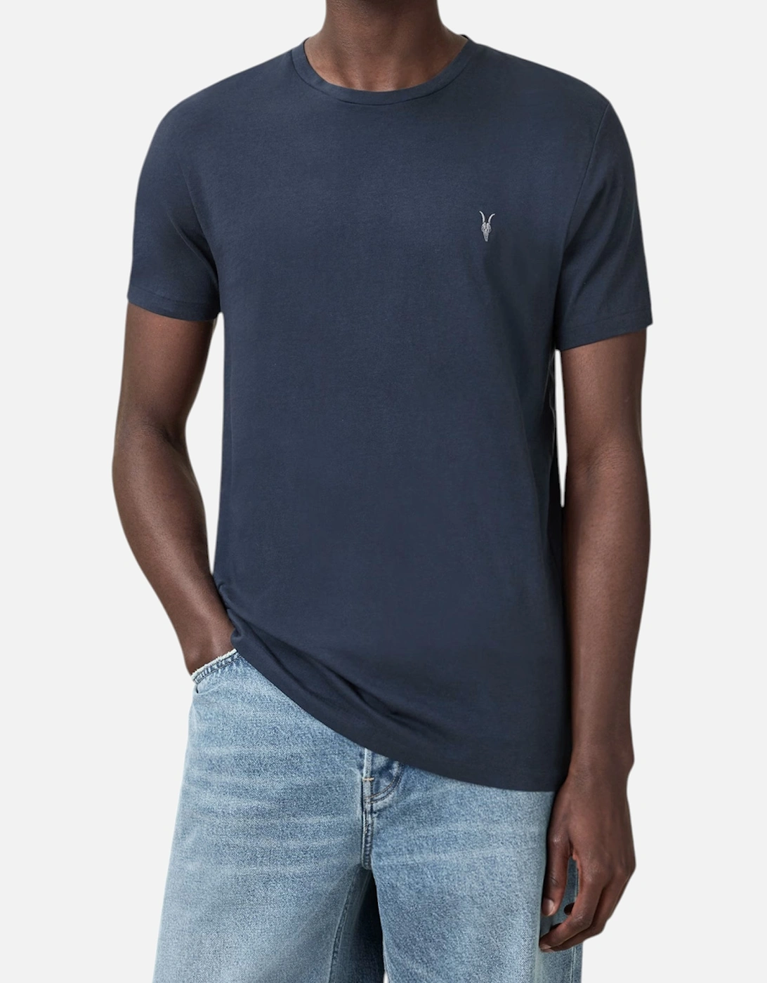 All Saints Tonic Mens T Shirts Slim Fit Crew Neck Short Sleeved, 9 of 8