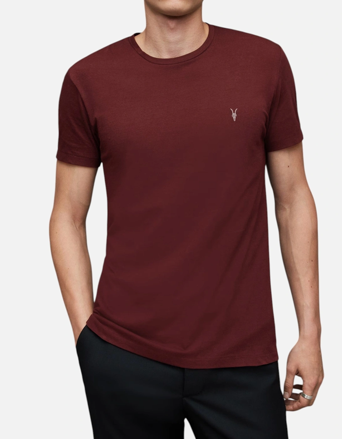 All Saints Tonic Mens T Shirts Slim Fit Crew Neck Short Sleeved, 6 of 5