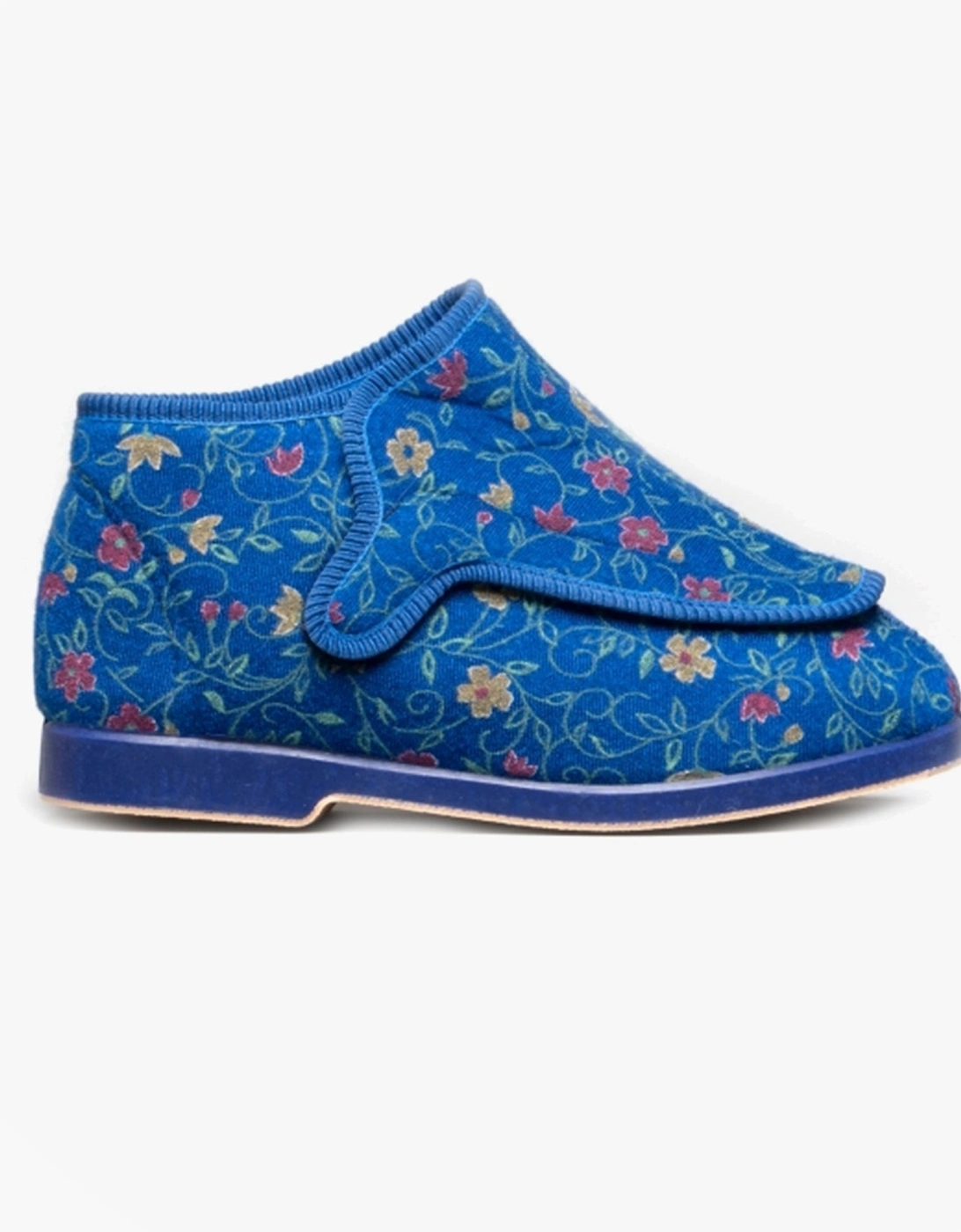RHONA Womens Boot Slippers Blue, 7 of 6