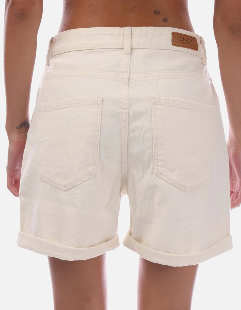 Vega Mom Denim Shorts - Womens Vega Life High Waist Mom Shorts