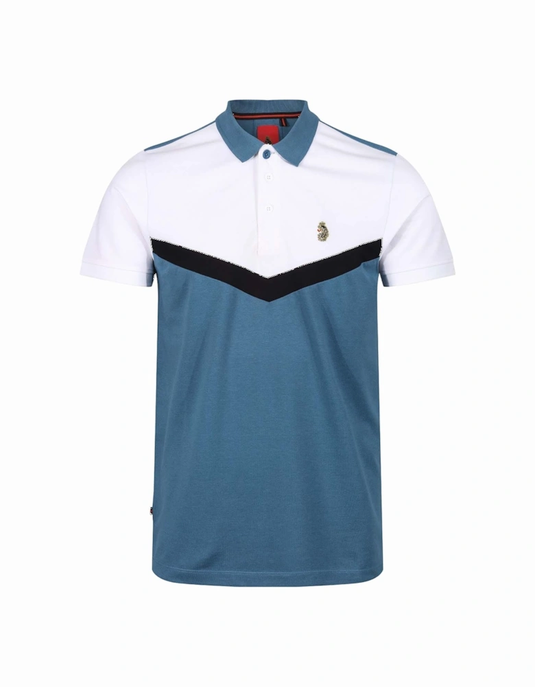 Cala Mayor Chevron Detail Polo Shirt