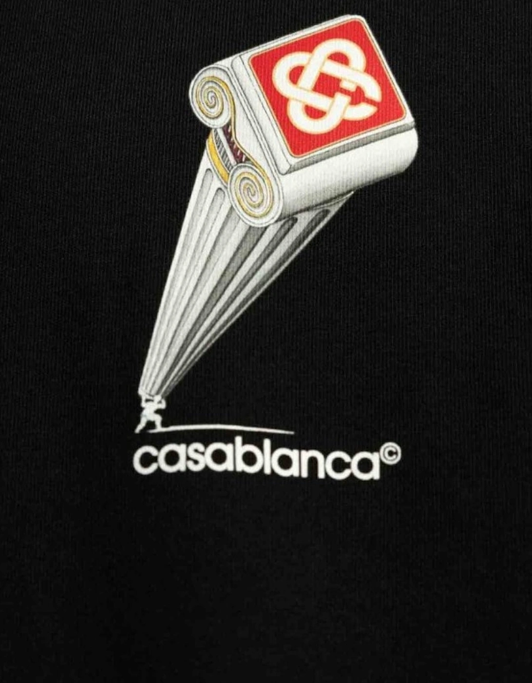 Leaning Column Black T-Shirt