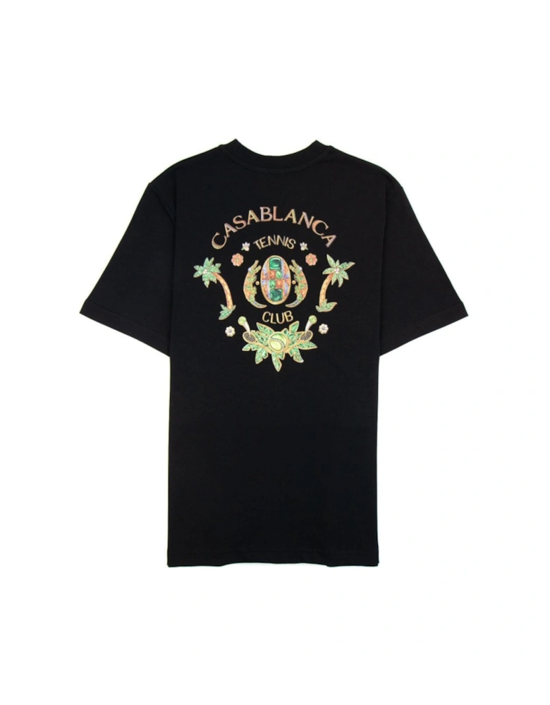 Casa Joyaux D'Afrique Tennis Club Black T-Shirt