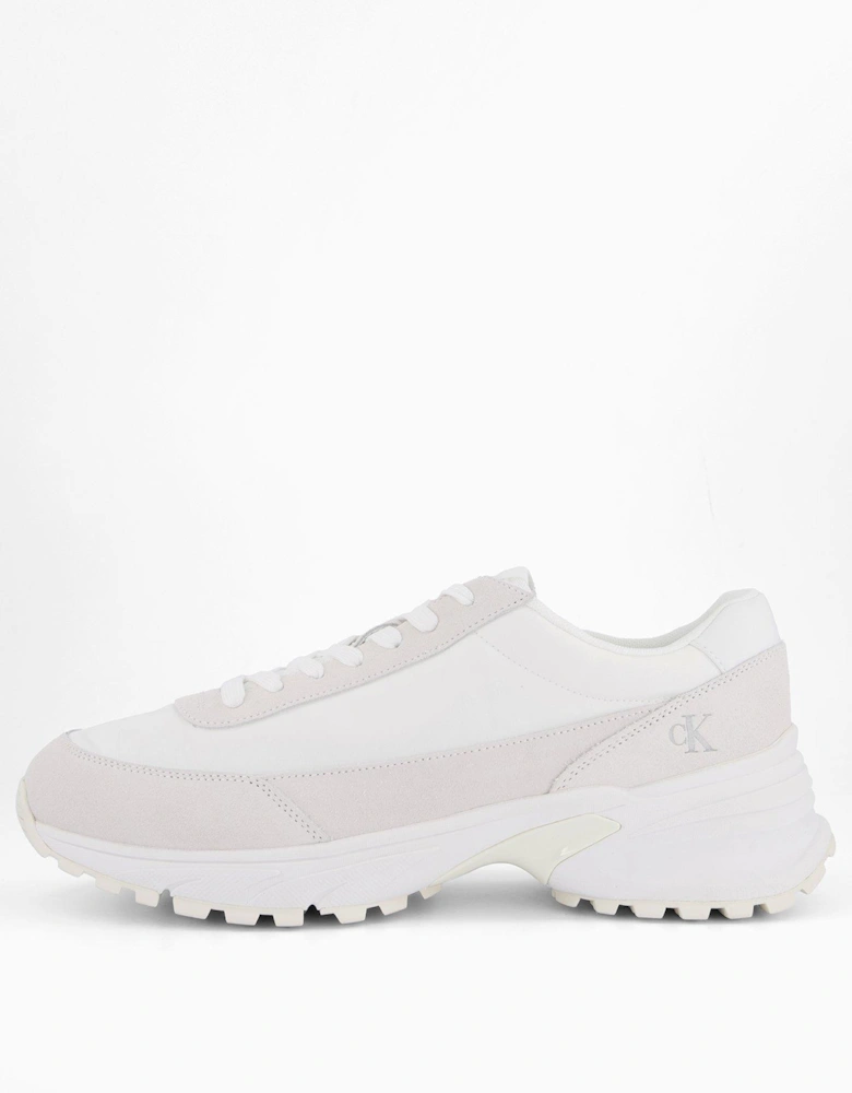 Nylon Mix Hike Runner Trainers - White