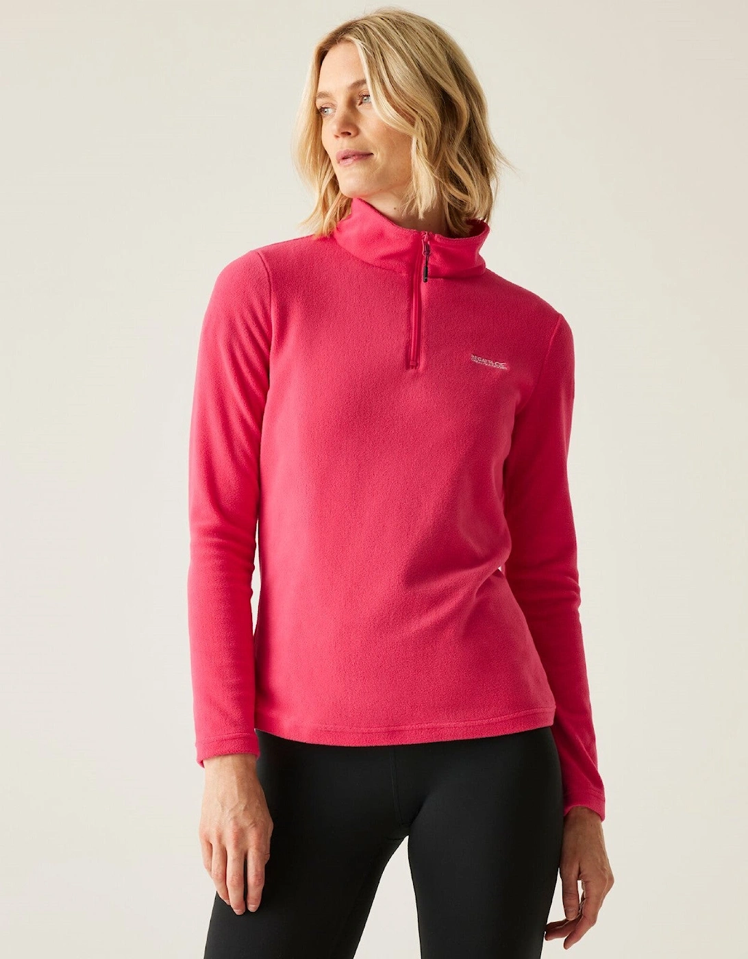 Womens Sweethart Half Zip Fleece, 2 of 1