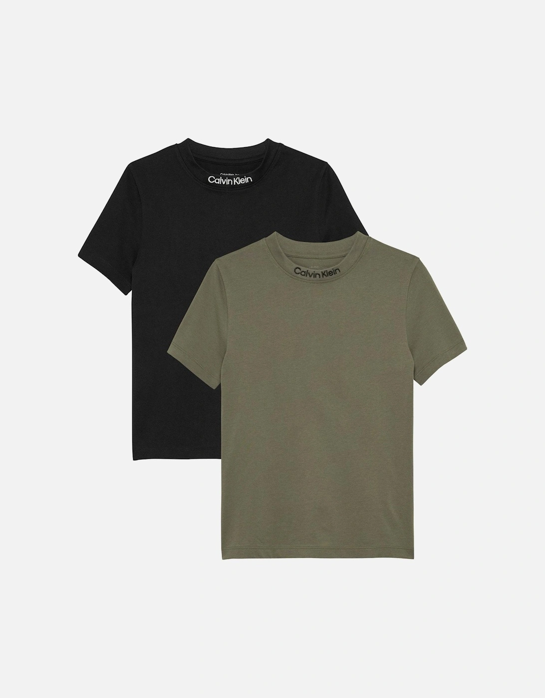 Boys 2 Pack Short Sleeve Logo T-Shirts - Multi, 2 of 1