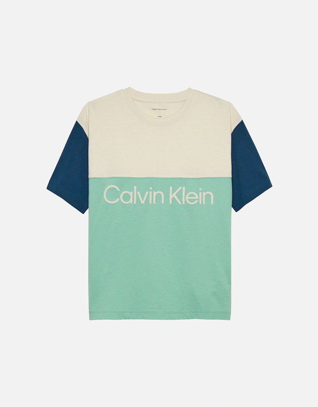 Boys Colour Block Short Sleeve T-Shirt - Multi, 2 of 1