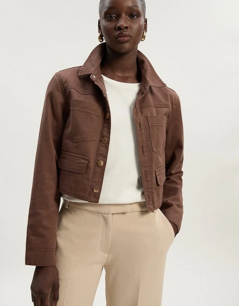 Coloured Denim Jacket