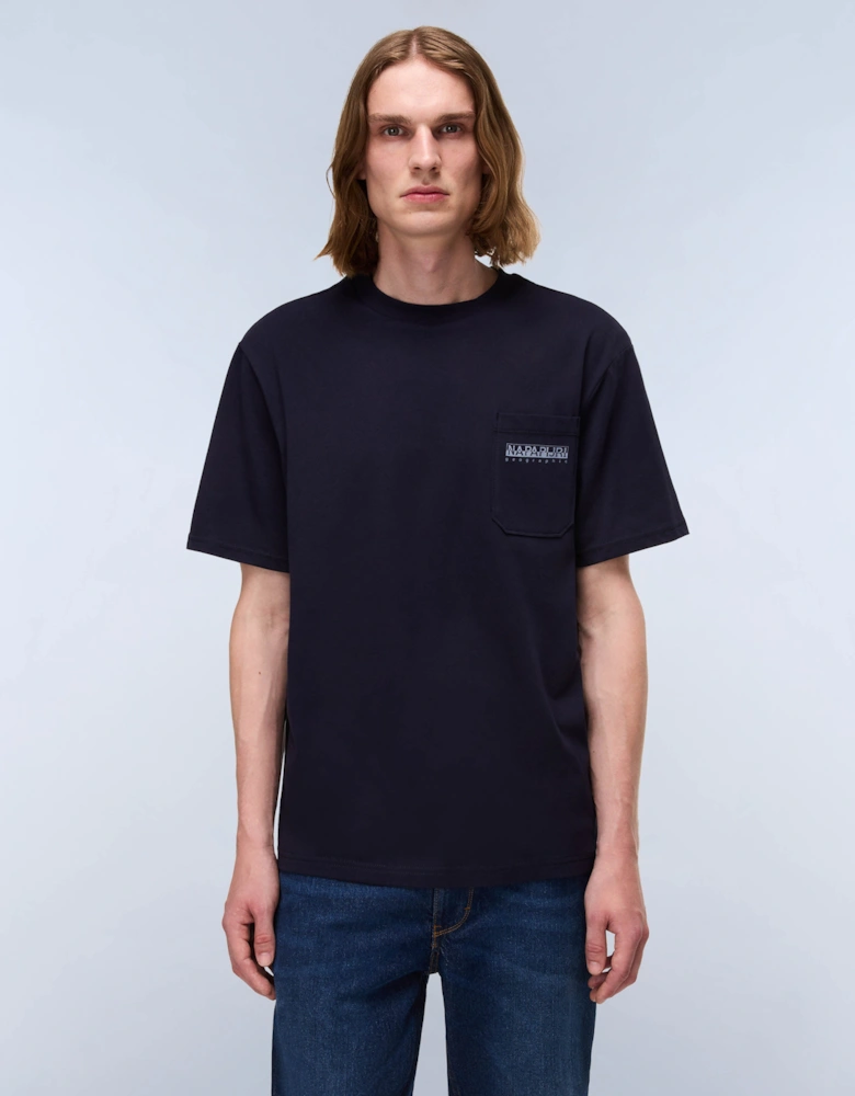 Fanes Mens Short Sleeve T-Shirt - Blue Marine 176