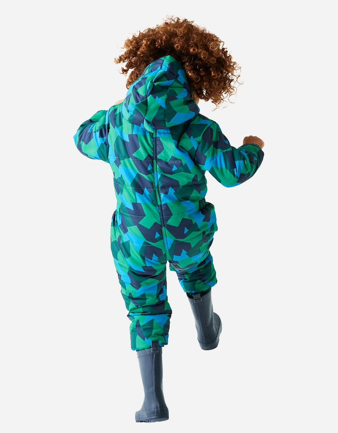 Childrens/Kids Penrose Geo Camo Puddle Suit