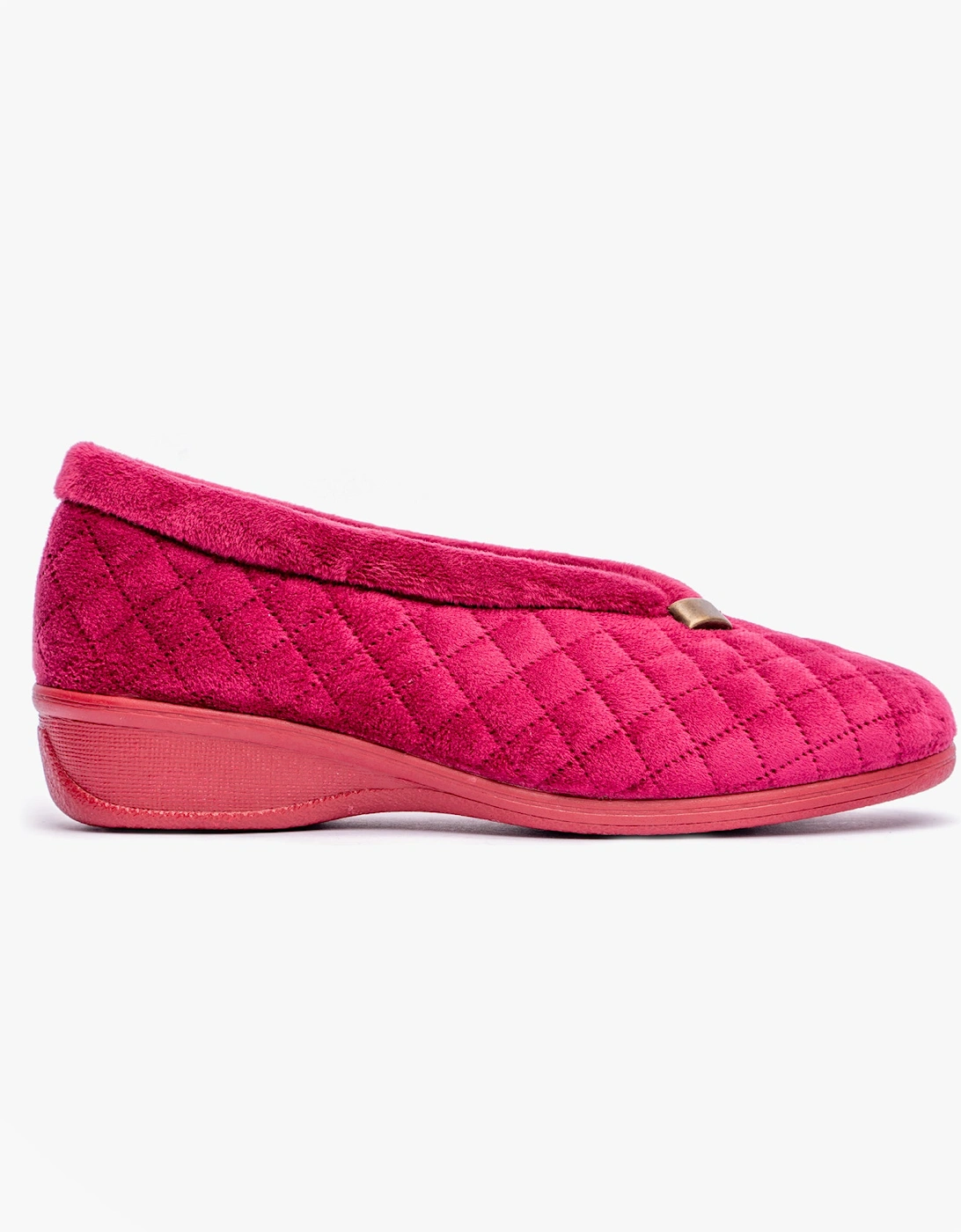 EADIE Womens Slippers Bordo, 8 of 7