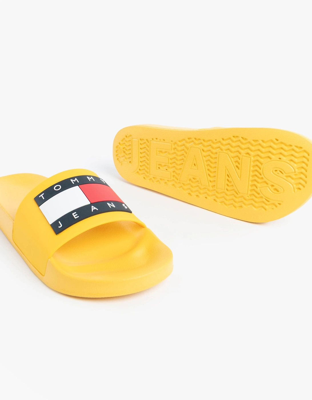 TJ POOL SLIDES Mens Slides Warm Yellow