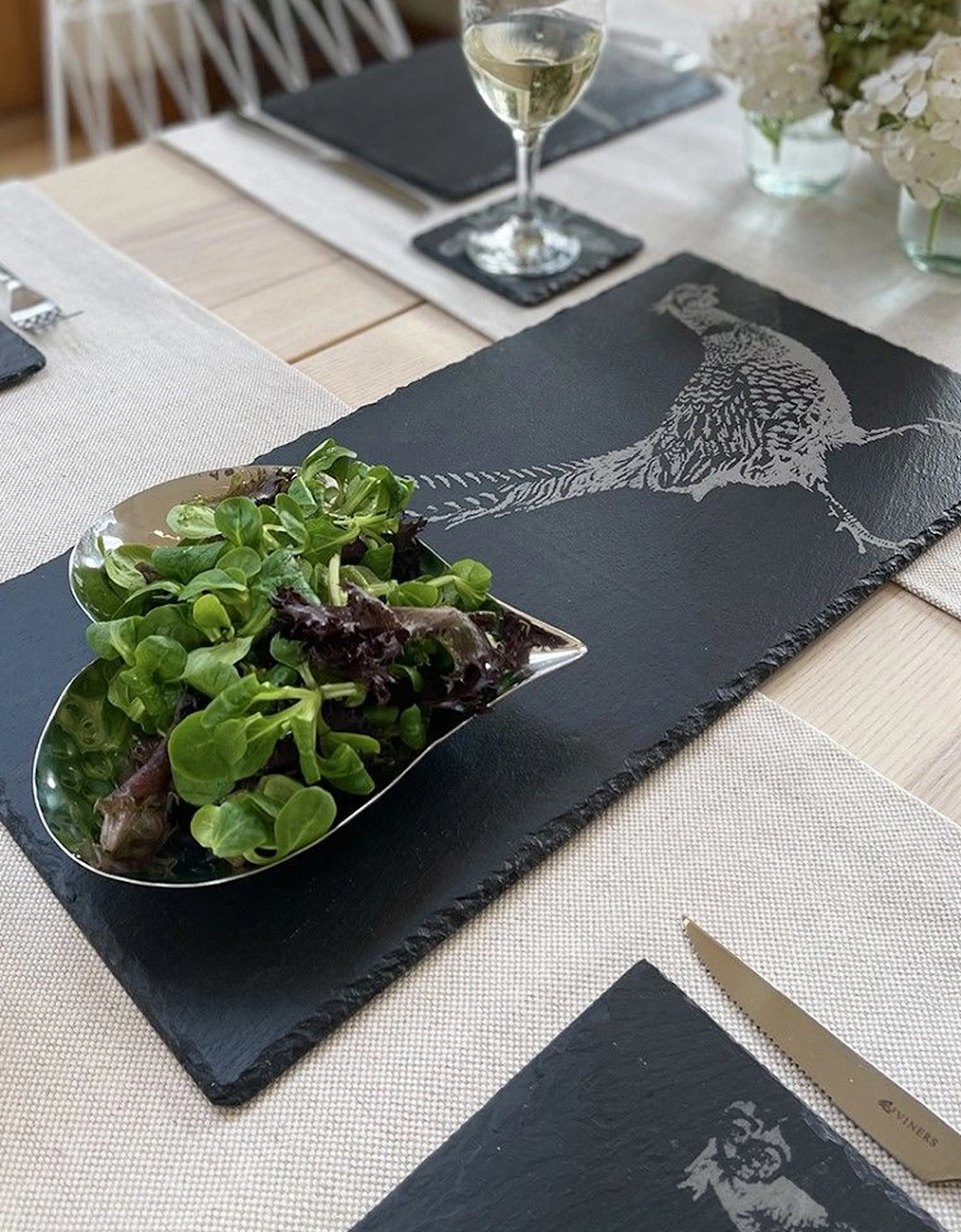 Slate Table Runner Pheasant