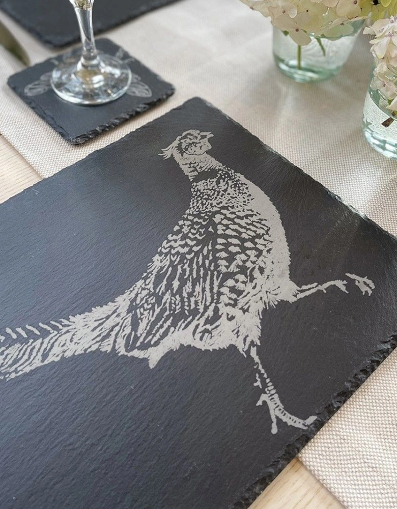Slate Table Runner Pheasant