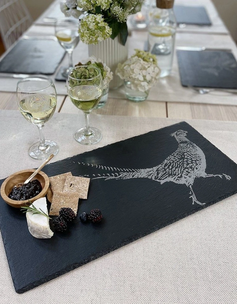Slate Table Runner Pheasant