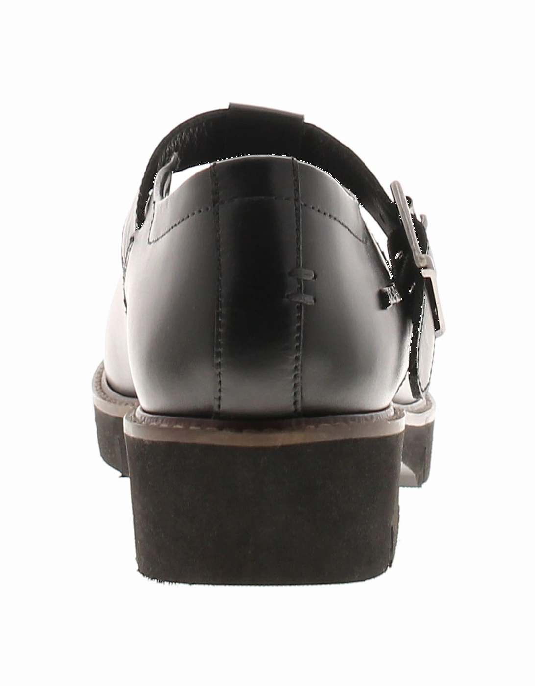 Womens Shoes Selena Leather Buckle black UK Size