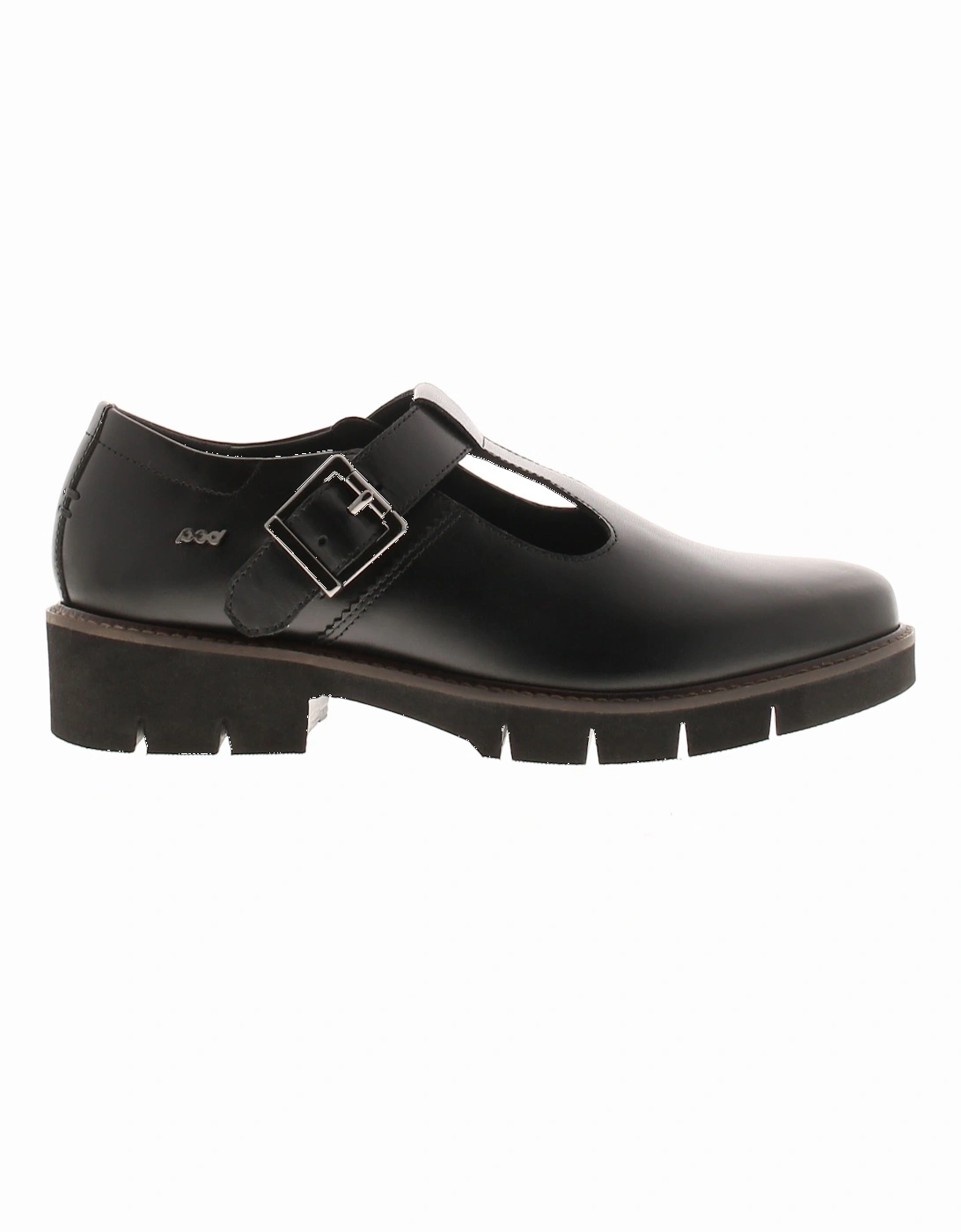 Womens Shoes Selena Leather Buckle black UK Size