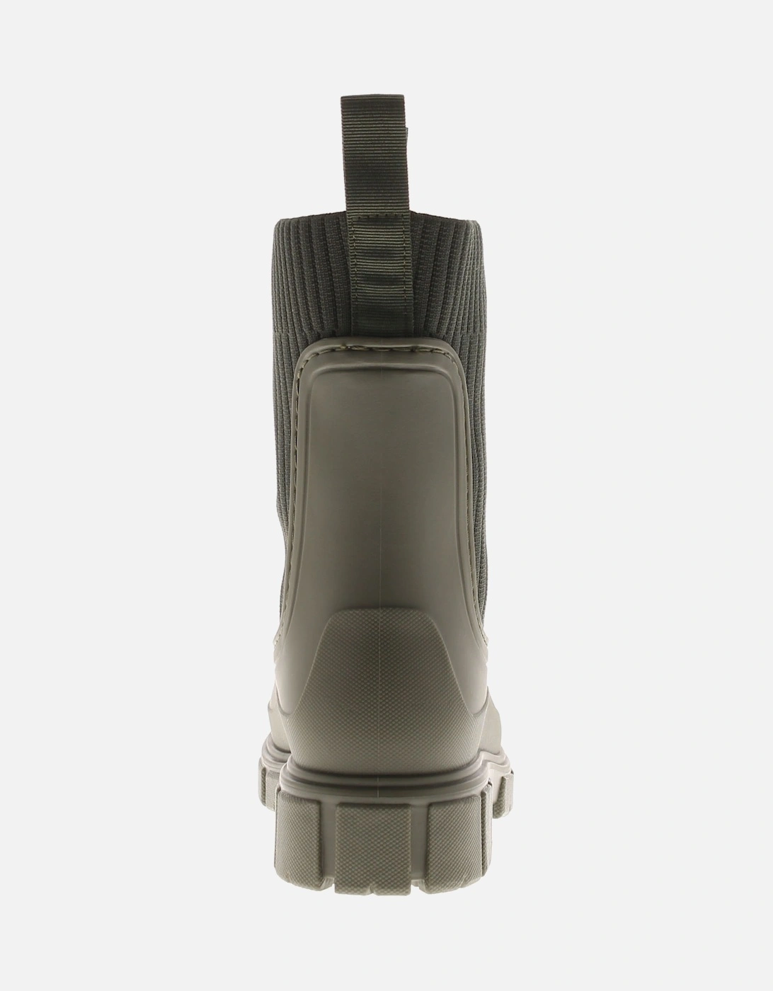 Womens Wellies Paddle Pull On khaki UK Size