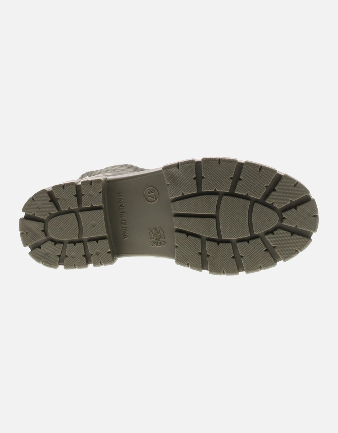 Womens Wellies Paddle Pull On khaki UK Size