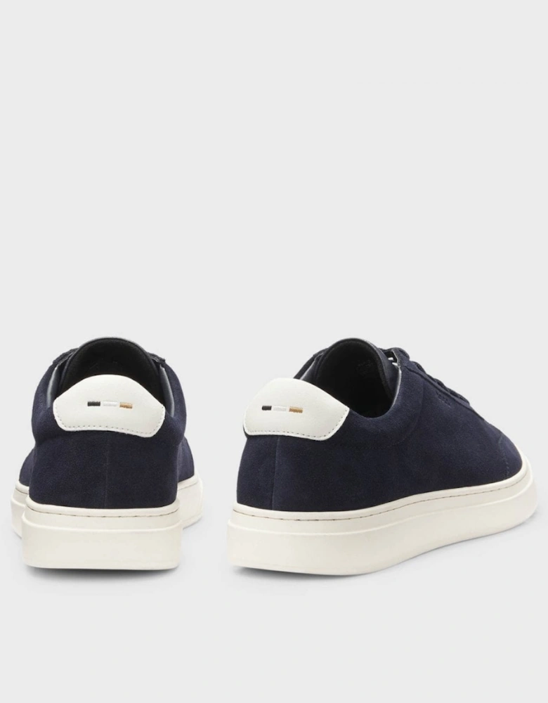 BOSS Orange Kieran Mens Suede Trainers with Rubber Sole