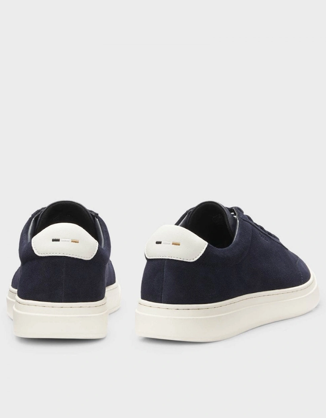 BOSS Orange Kieran Mens Suede Trainers with Rubber Sole