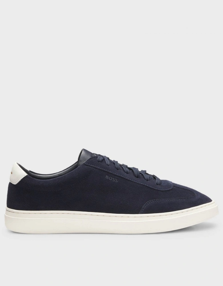 BOSS Orange Kieran Mens Suede Trainers with Rubber Sole