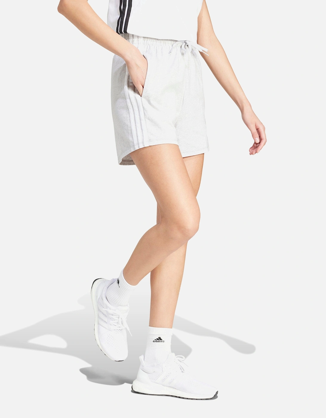 W 3S SJ Women's Light Grey/White Shorts