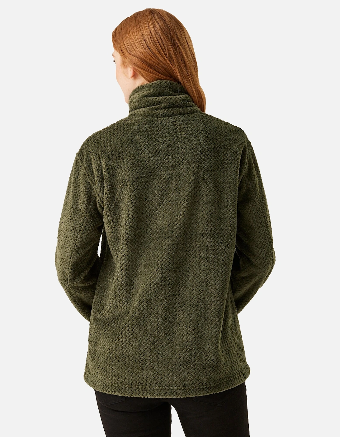Womens/Ladies Heidy Fluffy Full Zip Fleece Jacket