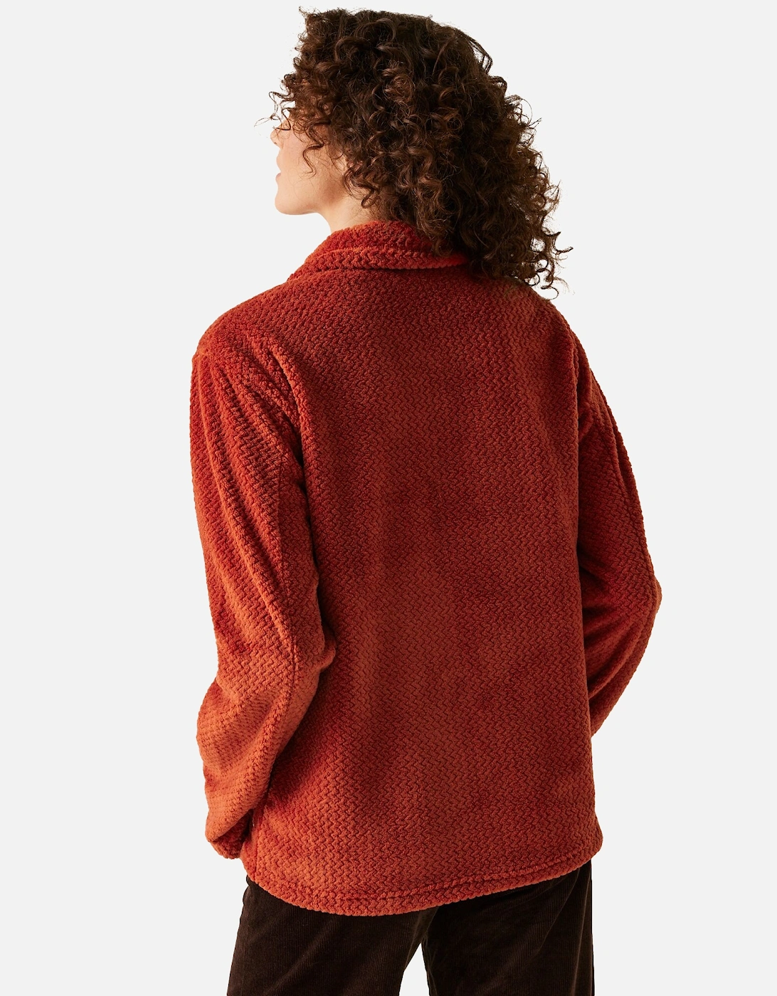 Womens/Ladies Heidy Fluffy Full Zip Fleece Jacket