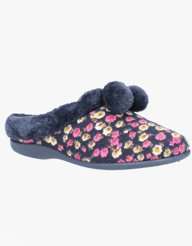 CHABILIS Womens Textile Mule Slippers Floral