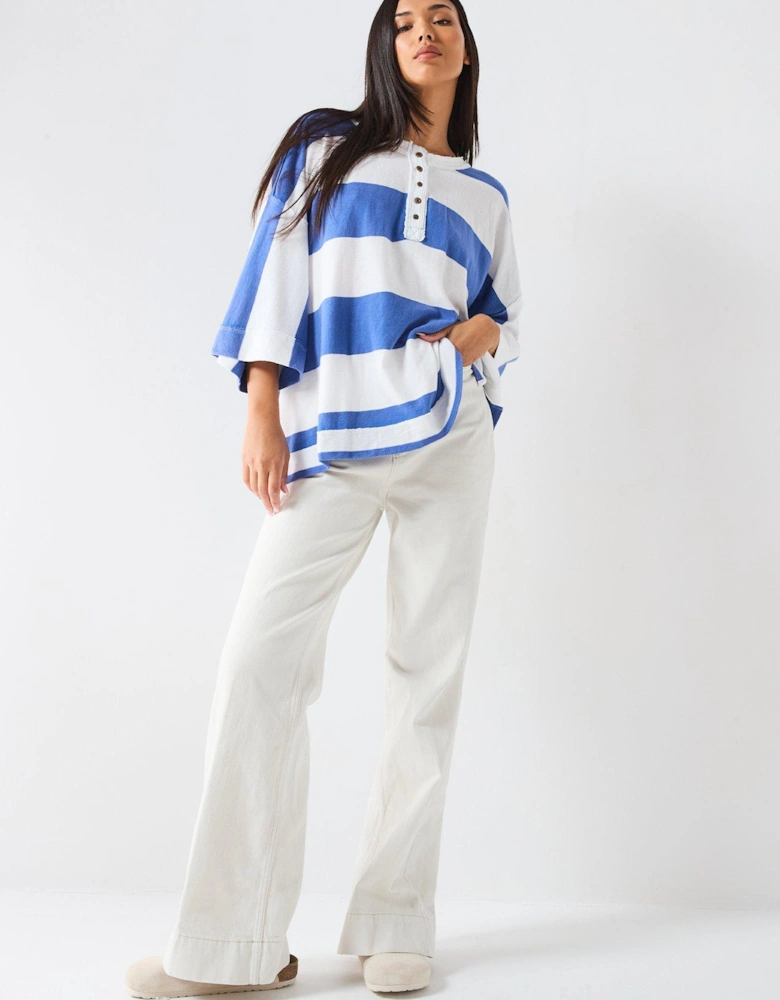 Wonderful Stripe Top - Blue