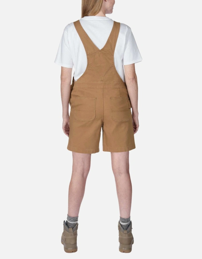 Carhartt Womens Relaxed Fit Canvas Shortall Overall